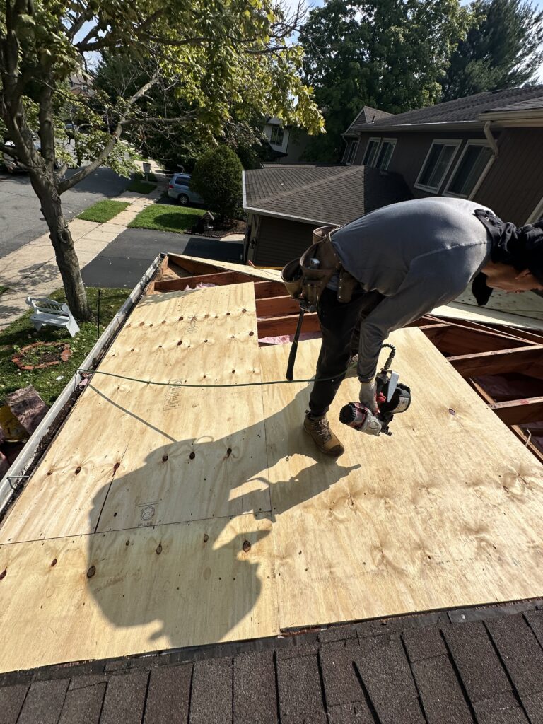 Roofing project by Prestige