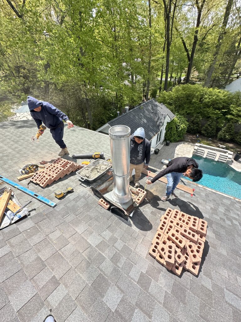 Roofing project by Prestige