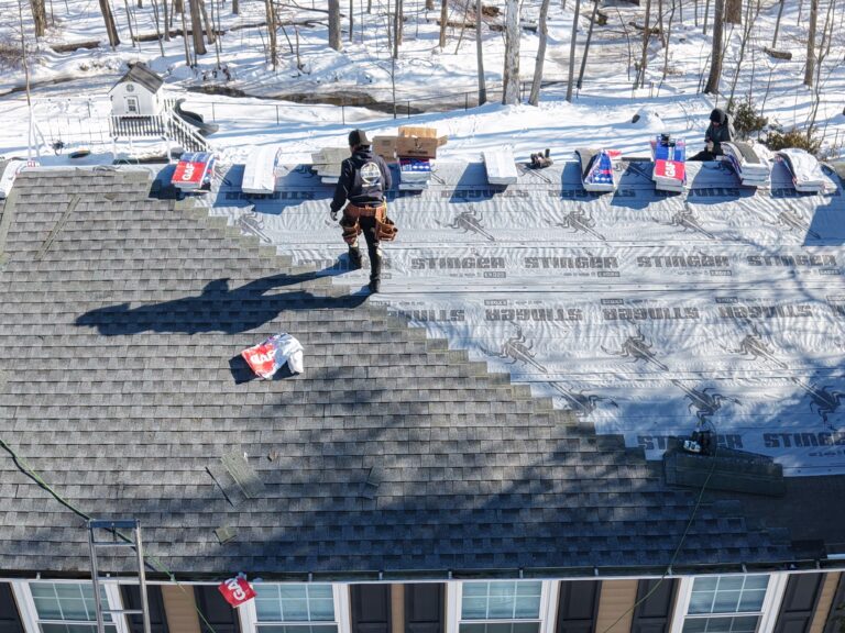 Roofing project by Prestige