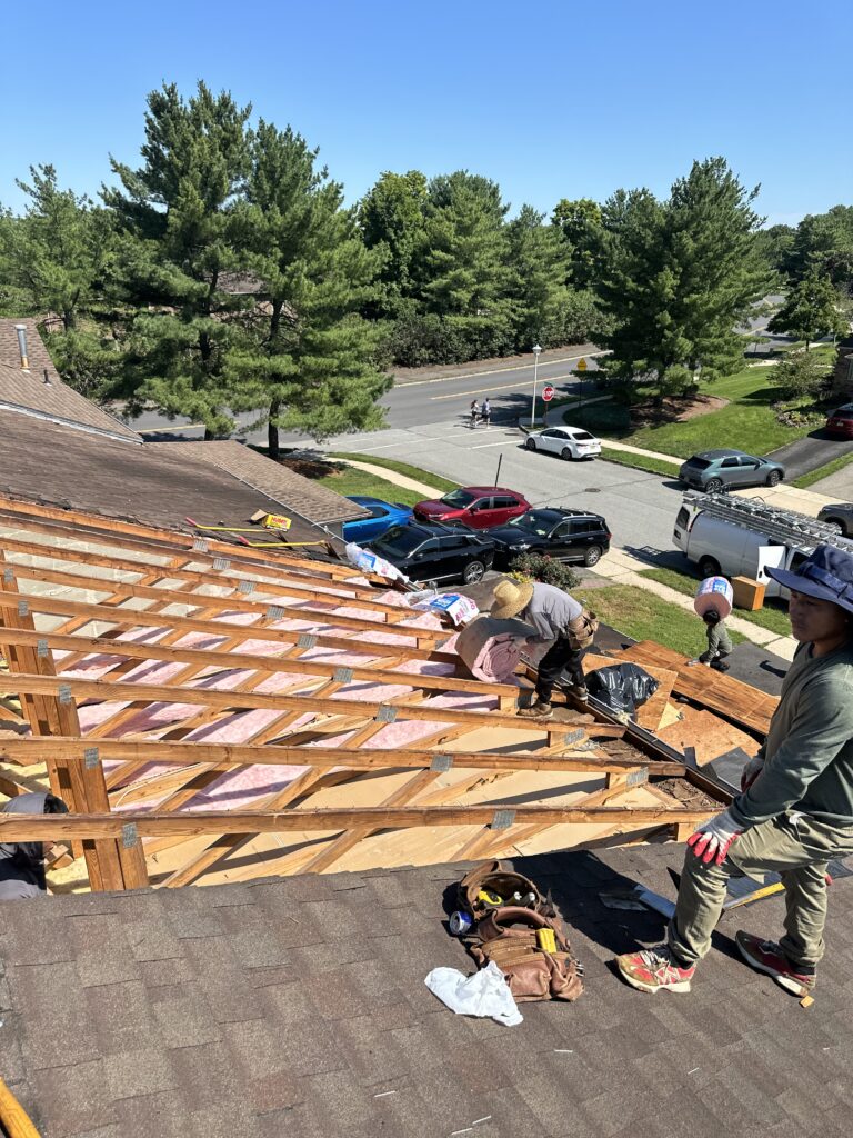 Roofing project by Prestige