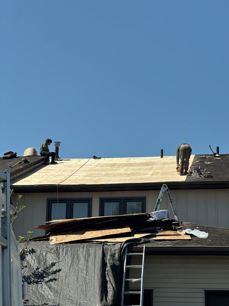Roofing project by Prestige