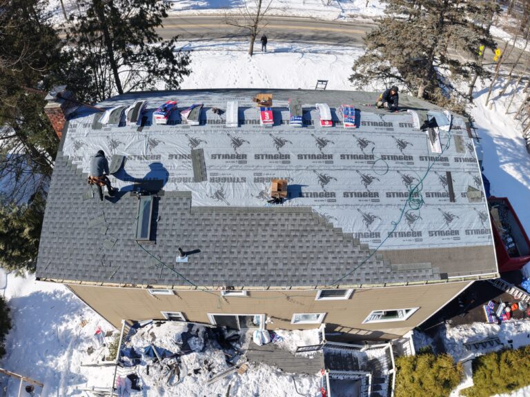 Roofing project by Prestige