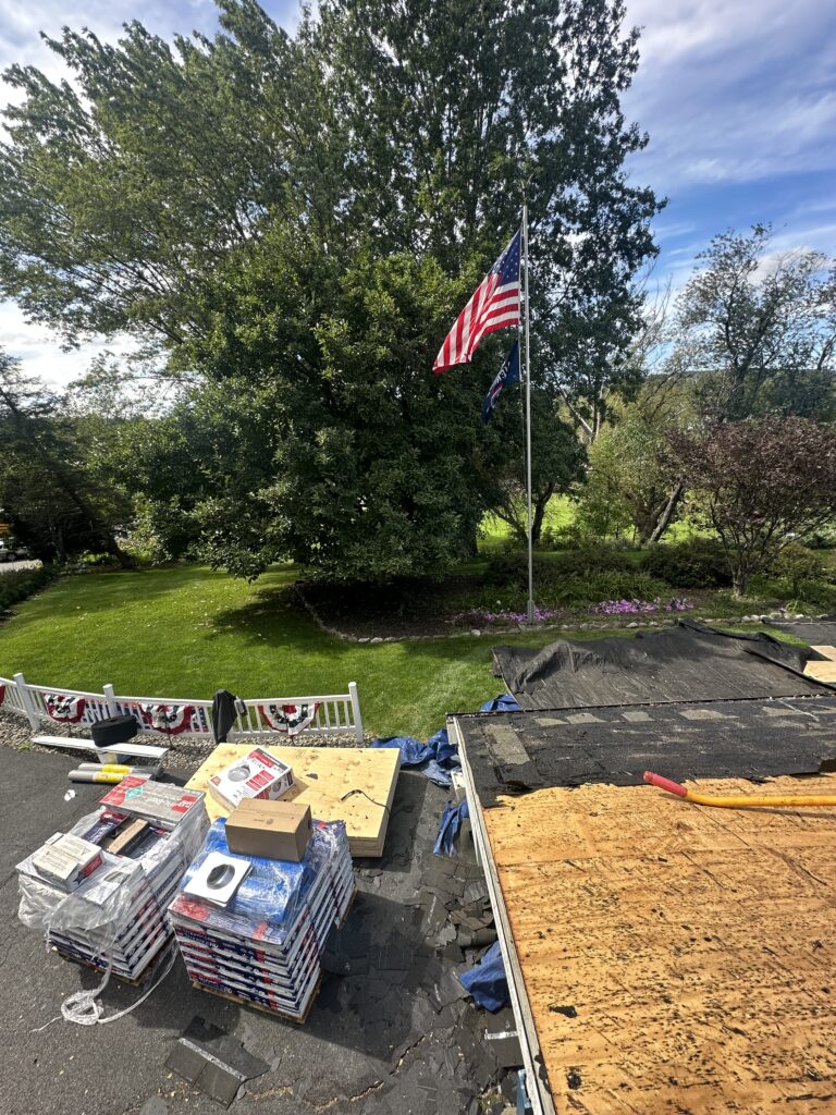 Roofing project by Prestige