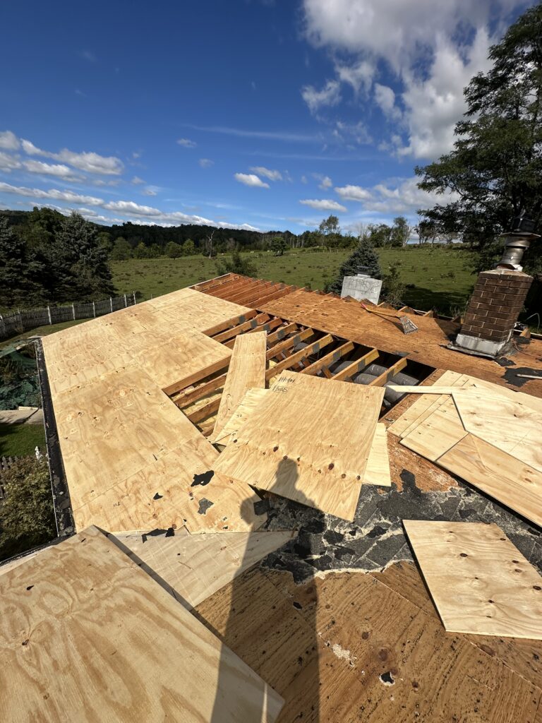 Roofing project by Prestige