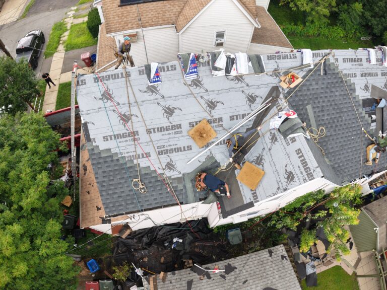 Roofing project by Prestige